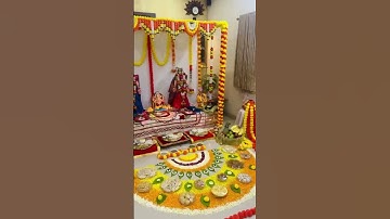 Gauri-Ganpati Decoration#gauri#ganpati#gauriganpatidecoration#gauriganpati#shorts#subscribe