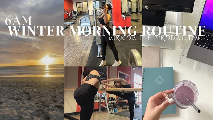 6AM MORNING ROUTINE | REALISTIC + PRODUCTIVE + HEALTHY HABITS TO START THE DAY | CrysHurt