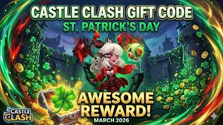 🍀Saint Patrick's Day Gift Code March 2026 | Castle Clash🍀