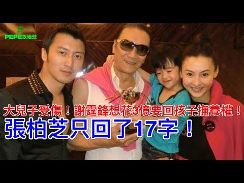 大兒子受傷！謝霆鋒想花3億要回孩子撫養權！張柏芝只回了17字！