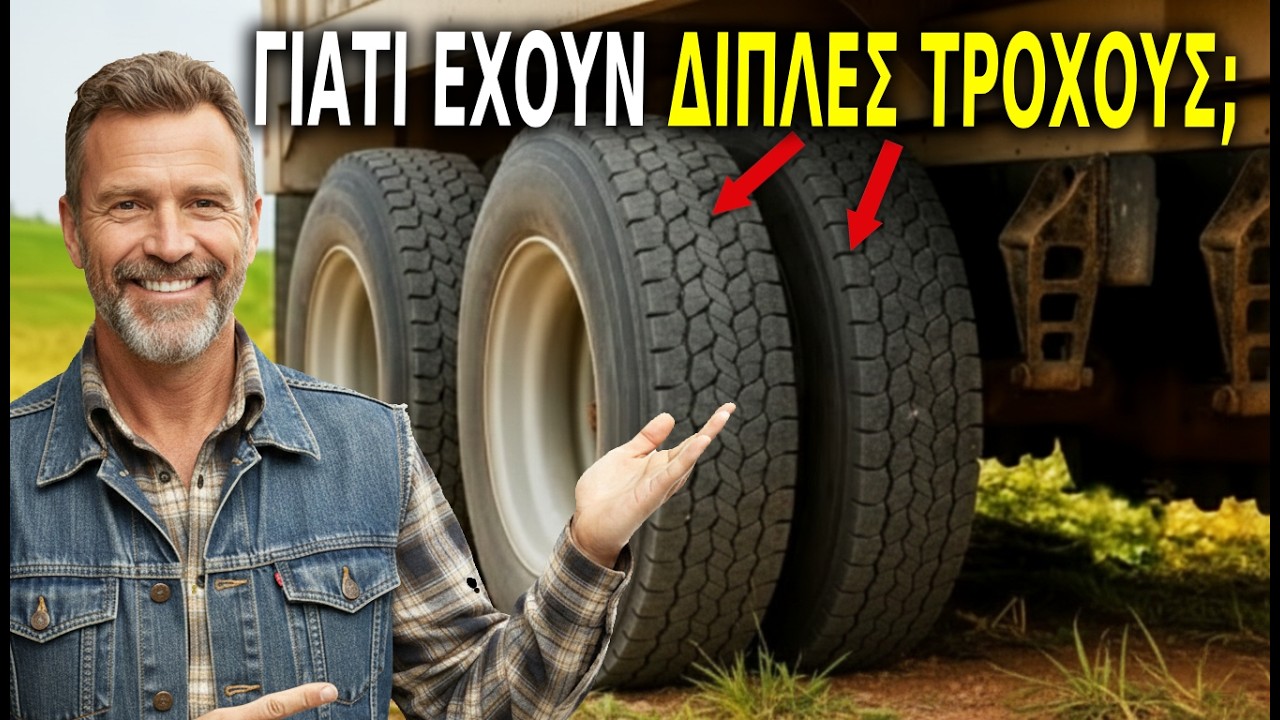 Γιατί κάποια φορτηγά έχουν διπλούς τροχούς και άλλα όχι!