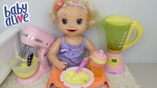 Feeding Baby Alive Hayley Soup 🥣 baby alive videos