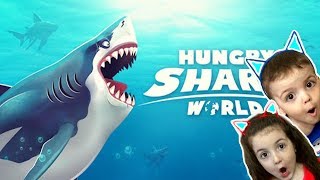Эволюция Акул прохождение hungry shark world game мультик топ игра Эволюция Акул прохождение hungry shark world game мультик топ игра