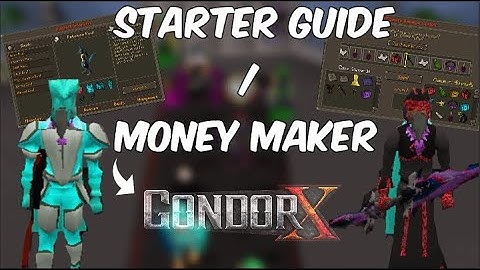THE ULTIMATE STARTERS / MONEY MAKING GUIDE FOR GONDORX 2.0! | MY OWN CUSTOM RSPS | + HUGE GIVEAWAY!