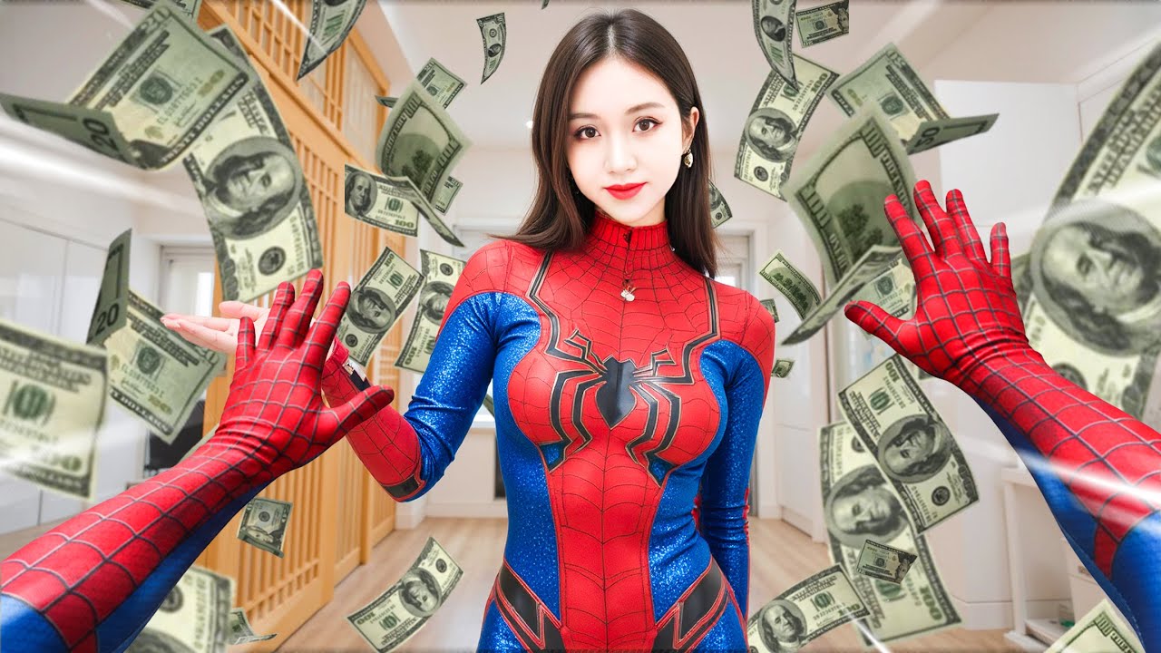 Человек-паук: Через вселенные | Красивая девушка-паук подходит к Человеку-пауку из-за любви или д...