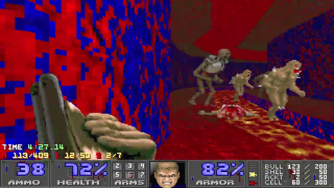 Doom II: Realm of Chaos 25th Anniversary Edition Map23 "Ancalagon" UV-Max in 