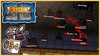 Yard Time Is Fight Time | Prison Architect - Island Bound #34 - Let's Play / Gameplay screenshot 2