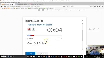 How to Record Audio in D2L Discussion