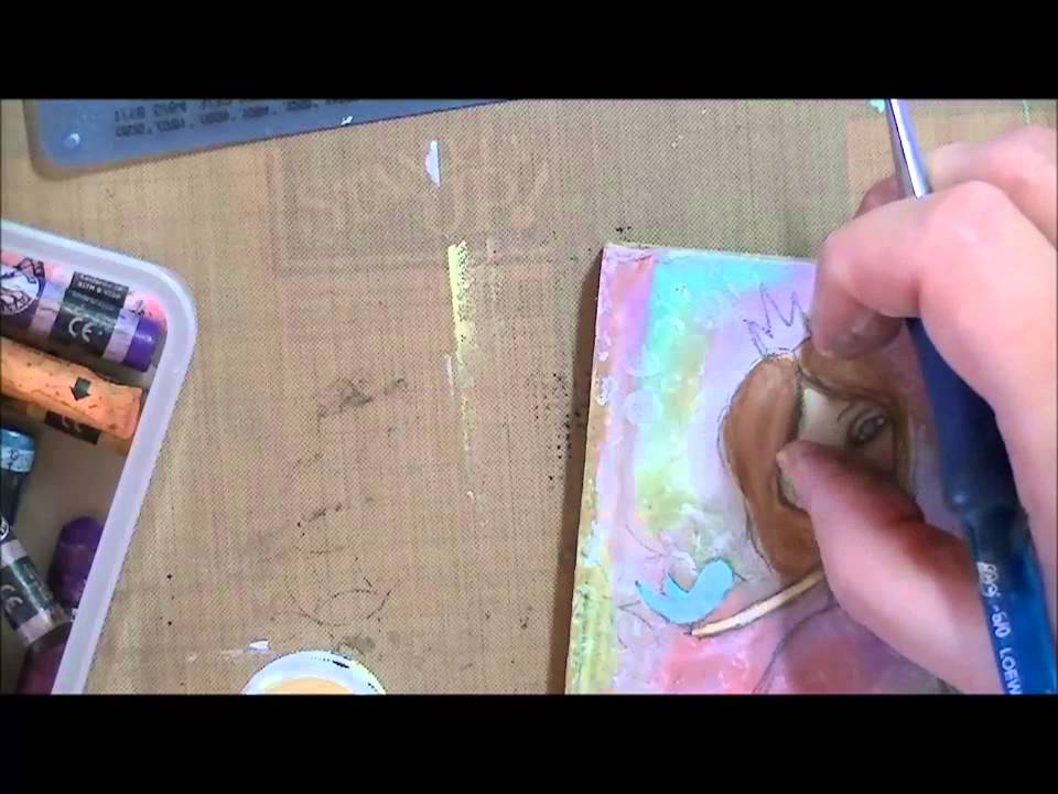 Mixed Media Mini Notebook Tutorial - YouTube