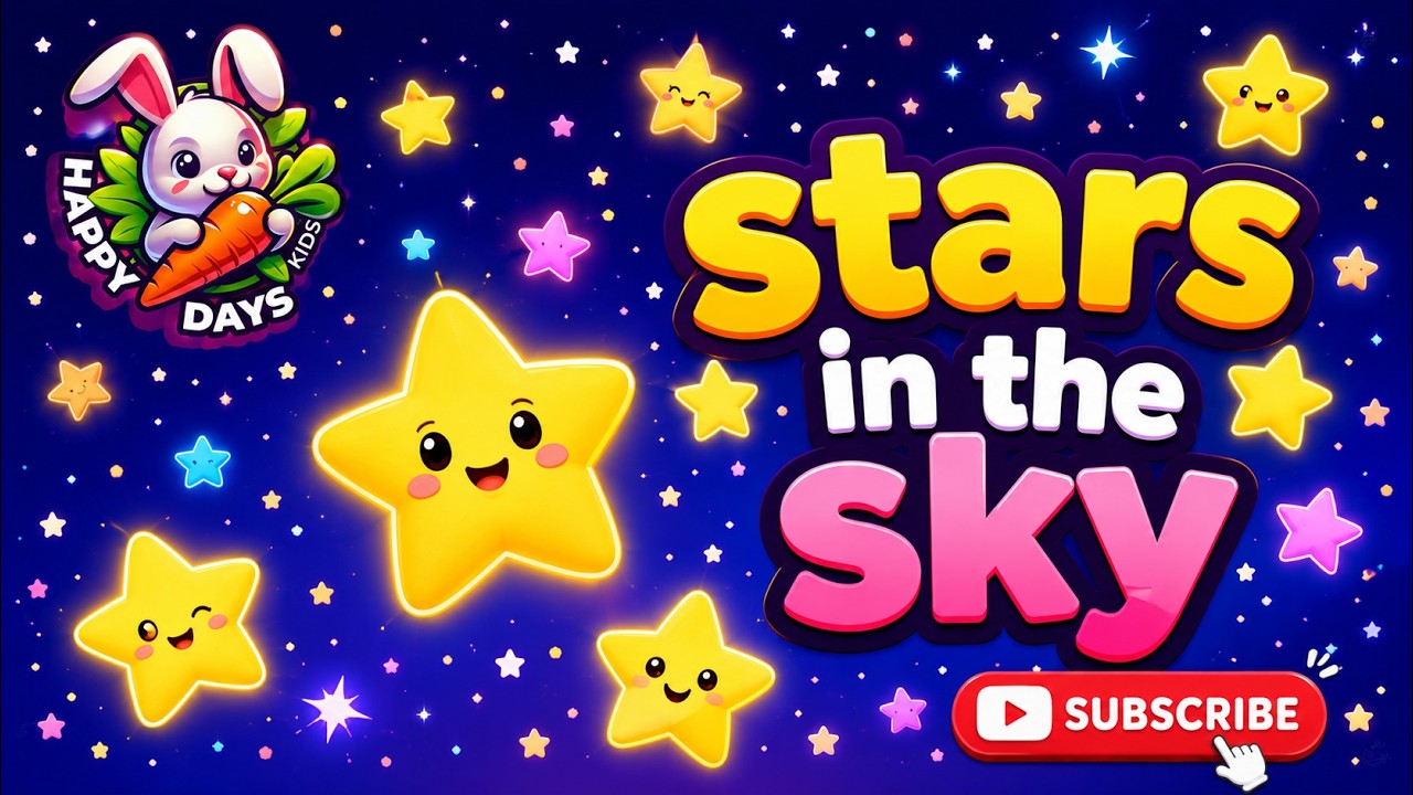Stars in the sky // Educational song for kids - YouTube