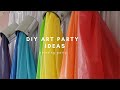 PAINT PARTY DECORATION IDEAS | KIDS PARTY IDEAS | ART PARTY