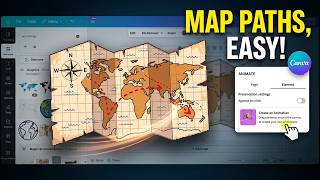 How To Make a Map Animation in Canva (Quick Guide)
