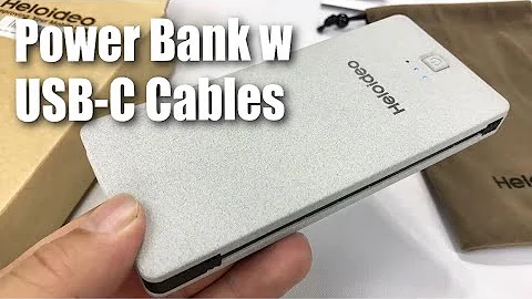 5000mAh Power Bank with USB-C Cables and Outlet Prongs Review