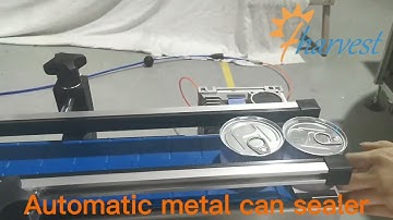 CSA automatic metal tin can seaming machine,316 stainless steel can sealer equipment,customized