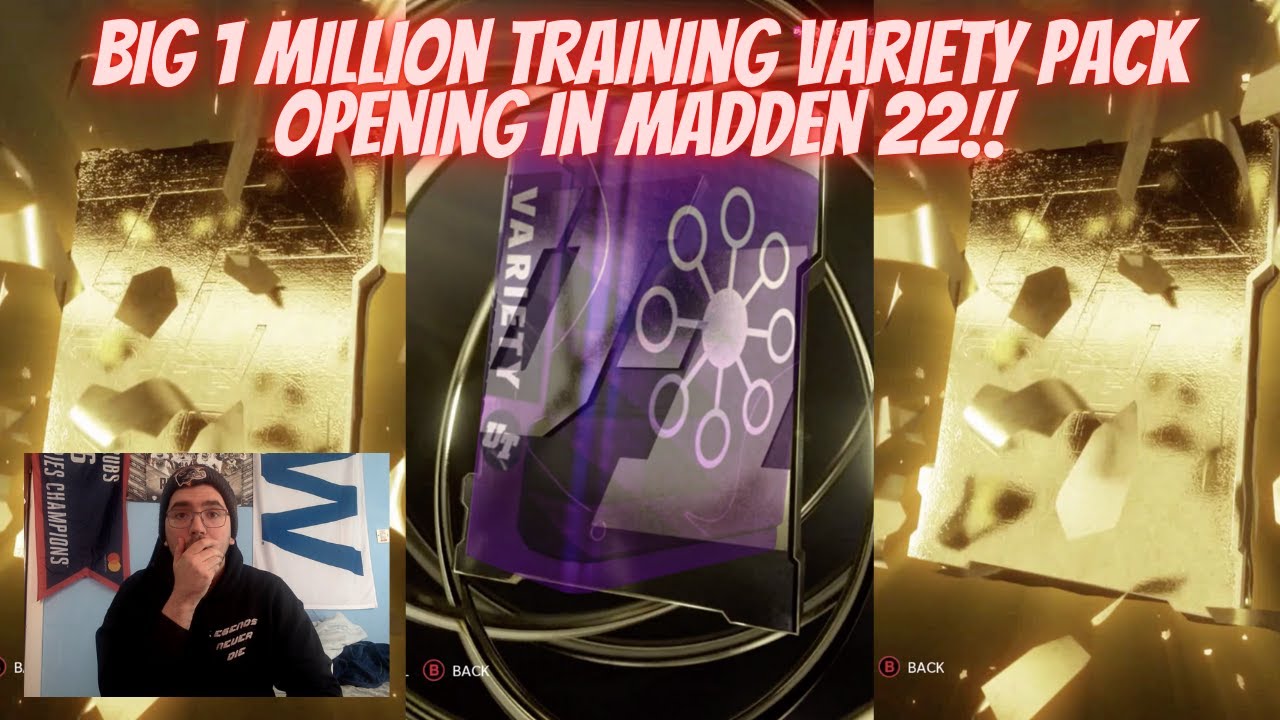 BIG 1 MILLION TRAINING VARIETY PACK OPENING IN MADDEN 22 FOR NEW REDUX