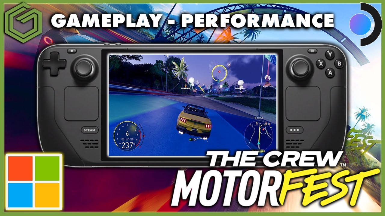 Steam Deck - The Crew Motorfest - Windows 11 - Gameplay