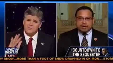 Rep. Keith Ellison and Fox News' Sean Hannity