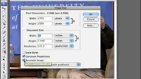 Image resolution and print size