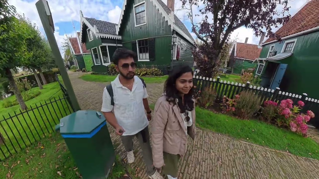 zaanse schans windmill village