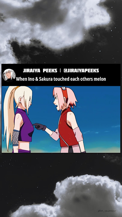 When Ino and Sakura touched each others melon #shorts