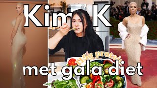 I tried KIM KARDASHIAN Met Gala Diet 2022