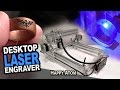 Adam tries a Laser Engraver - Wood Ring, Master Sword Triforce / Banggood 1600mw Blue Burner