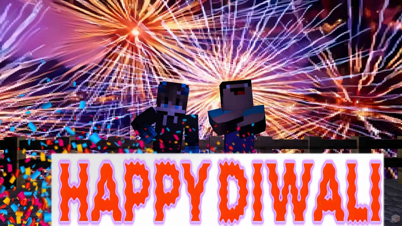 Happy Diwali SMP Celebration | Fireworks & Fun in Minecraft