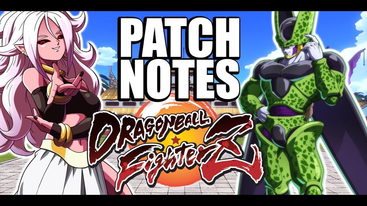 Dragon Ball FighterZ Patch Notes 1.04 NEWS - YouTube