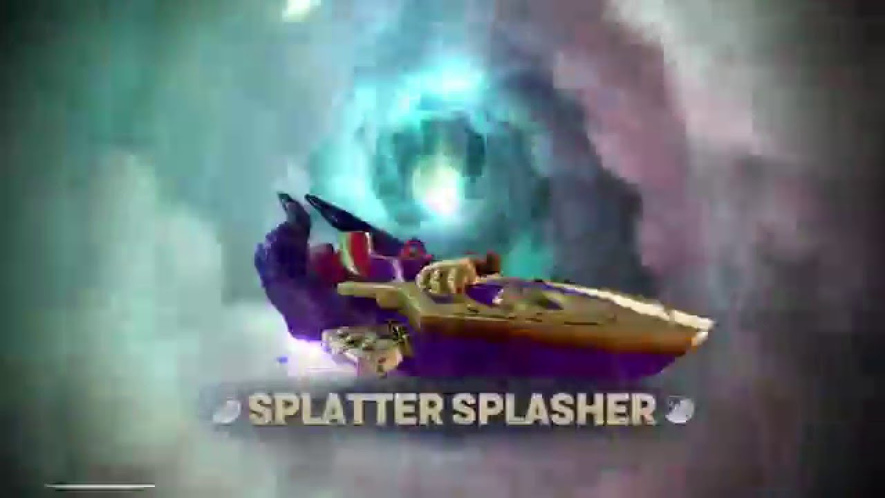Skylanders Superchargers: Splatter Splasher De Vehículos Lila