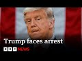Donald trump to become first exus president to face criminal charges  bbc news