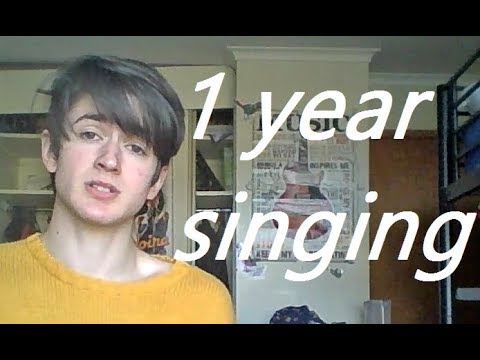 1 year singing progress! I used to sound so bad xD (Month by Month progress