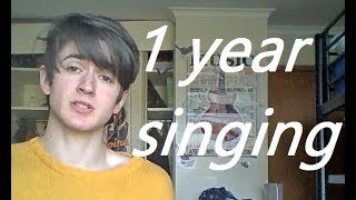 Celebrity 1 year singing progress! I used to sound so bad xD (Month by Month progress Wealth