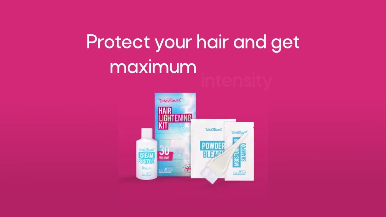 Directions Hair Lightening Kit 30 Volume YouTube