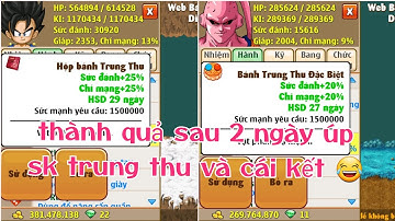 Ngọc rồng online | Thành quả sau 2 ngày úp sk trung thu và cái kết bất cmn ngờ | Gocu378 sv5