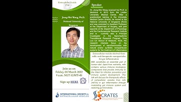 Jiong-Wei Wang: "EVs derived from milk: oral therapeutic nanoparticles for gut inflammation"