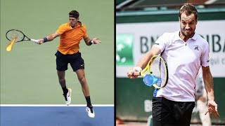 Most Iconic Tennis Shots - Part 2 || Roger Federer, Del Potro, Gasquet, Murray, Nalbandian