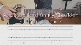 ( Paul Anka ) Put Your Head On My Shoulder - Fingerstyle TABS | Daniel Lavapiez