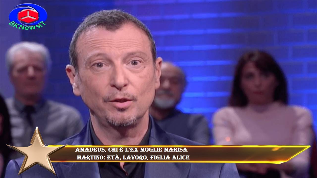 Amadeus, chi è l'ex moglie Marisa