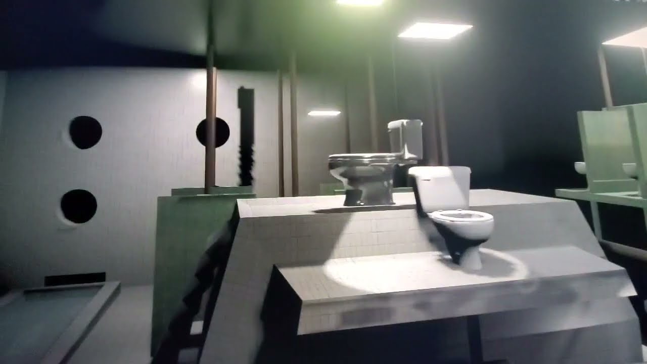 The Bathrooms A Sublevel of the Backrooms YouTube