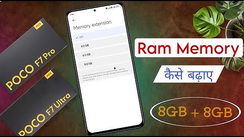 Poco F7 Pro Add Virtual RAM Storage | How to Increase RAM on Poco F7 Ultra