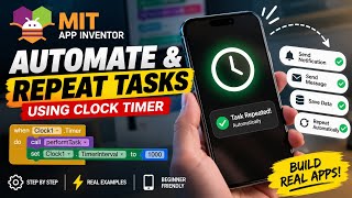 How to Automate Apps in MIT App Inventor! 🔥 Clock Timer Explained screenshot 2