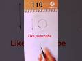 how to draw cricket bat and ball from number 110 tricks tutorial#amala 🎨# drawing tricks tutorial