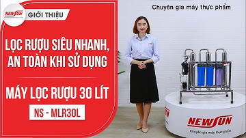 Máy Lọc Rượu Khử Độc Tố 30L/H NEWSUN: Lọc Rượu & Khử Độc Tố Siêu Nhanh (NS-MLR30L)•Điện Máy NEWSUN