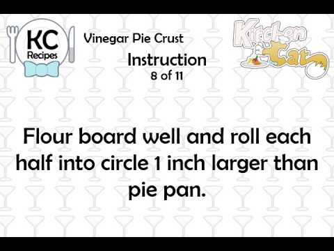 Vinegar Pie Crust - Kitchen Cat