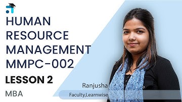 Lesson 2 (BLOCK I) | Human Resource Management | MMPC-002 | IGNOU Classes Malayalam | Learnwise