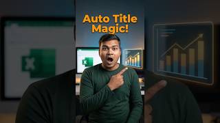 Excel Chart Title Auto Change होगा! 🔥 #ExcelShorts