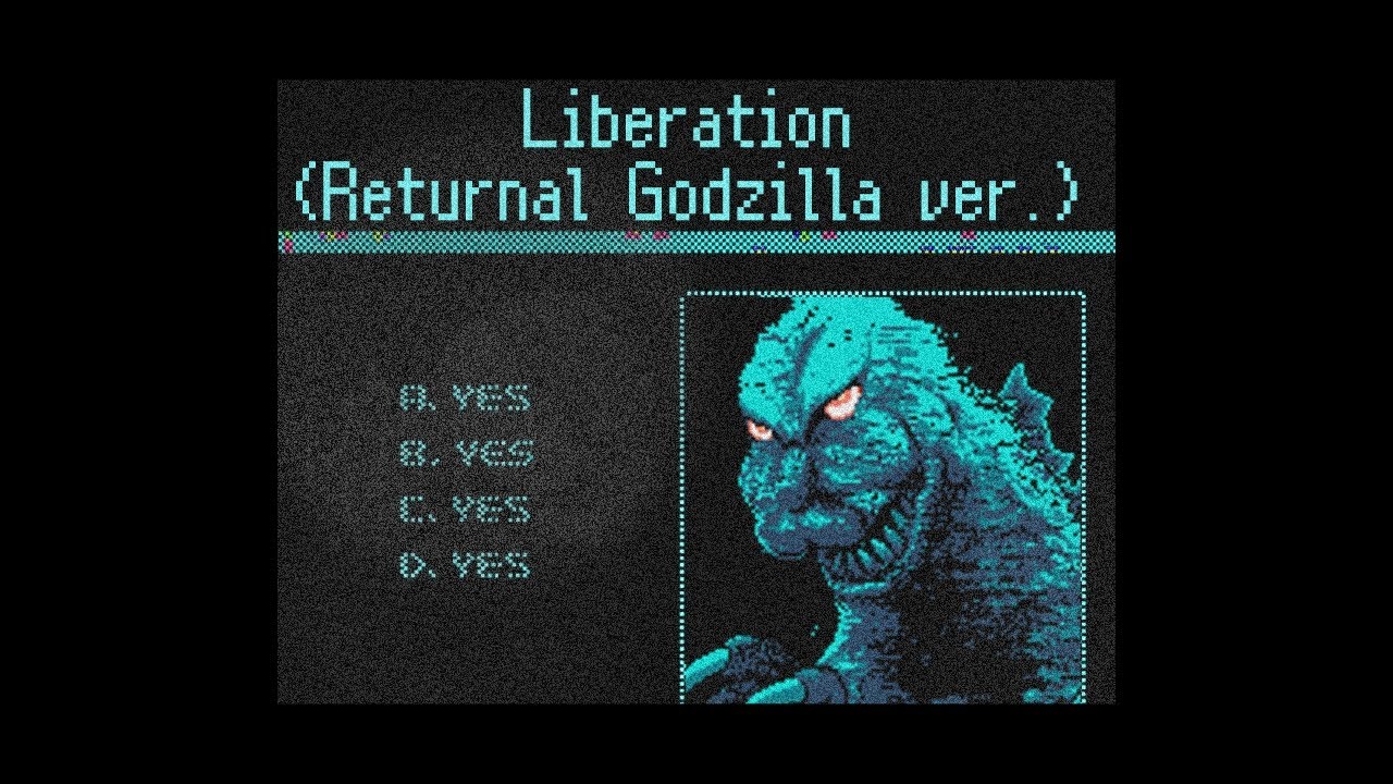 ((FLASHING LIGHTS WARNING!!!)) FNF: Liberation | Returnal Godzilla version (Reskins)