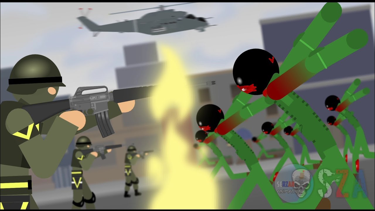 ZOMBIE SYRINGE Part. 3 | V Trooper Deployed | Stick Nodes Zombie