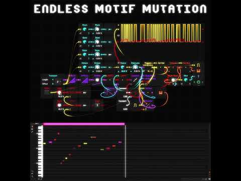 ⚡Endless Motif Mutation in Bitwig NoteGrid👾 #shorts #bitwig #dtm
