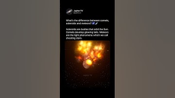 Meteors vs. Asteroids ☄️ #shorts #space